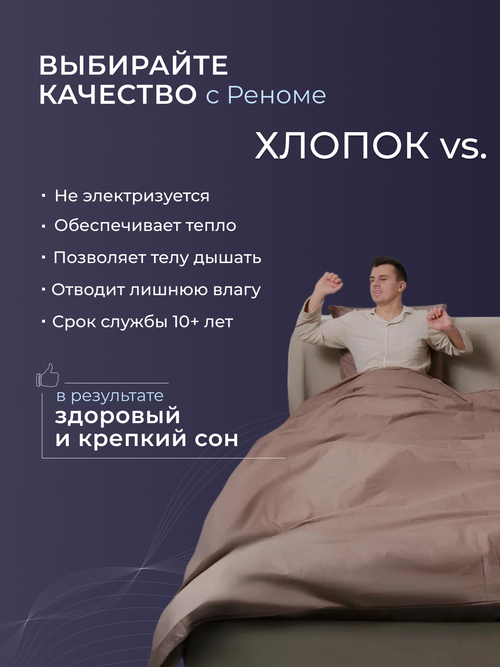 Одеяло бамбук сатин Реноме