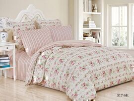 КПБ евро сатин в коробке Satin de Luxe SK Клео <517-SK>