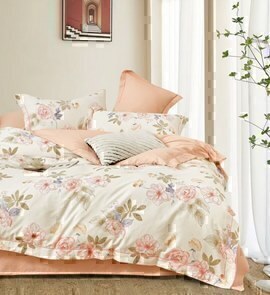 КПБ с простыней сатин Элеганс Viola