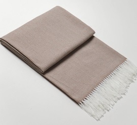 Плед Милан с бахромой Влади, белый-бежевый-рап 2, В12<9050290 В12, 150*200, белый-бежевый-рап 2, 1.5 спальные>