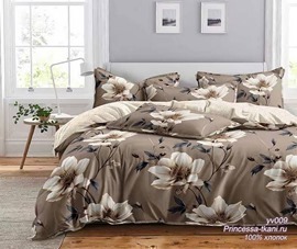 КПБ поплин Оливковая коллекция Реноме 